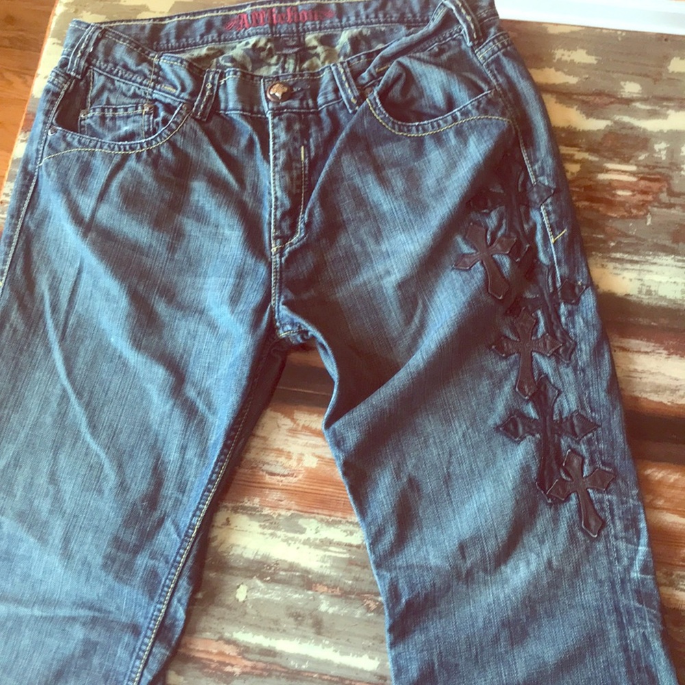 Men’s Affliction denim jeans